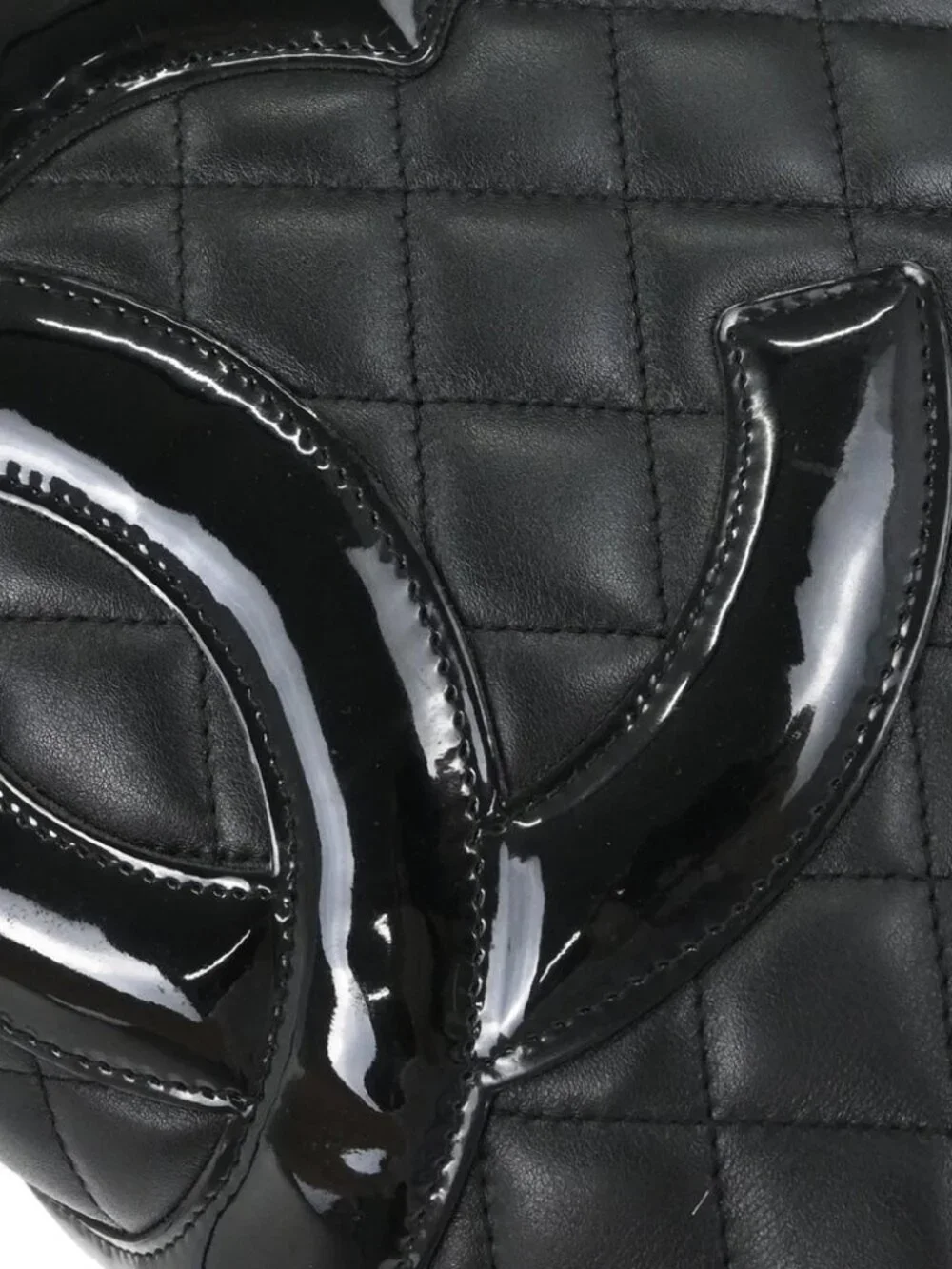 Chanel Black Calfskin Cambon Ligne Tote Handbag